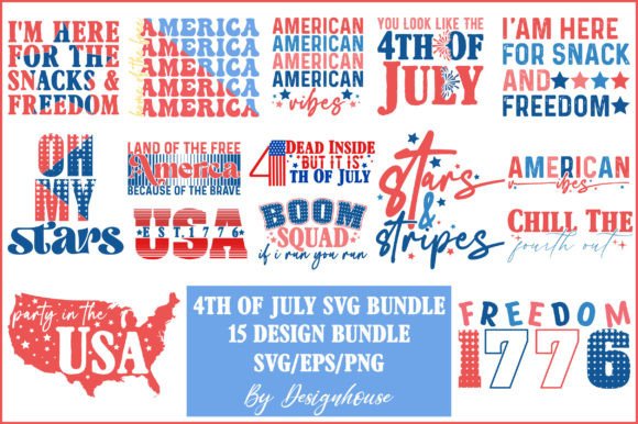 4th of July SVG PNG Bundle: A Festive Design Review