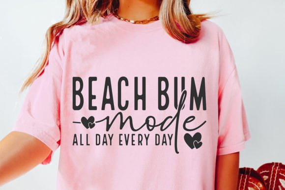 Beach Bum Mode SVG: A Versatile Graphic for Summer Crafts