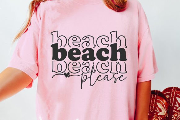 Beach Please SVG: A Vibrant Graphics Asset for Summer Crafts