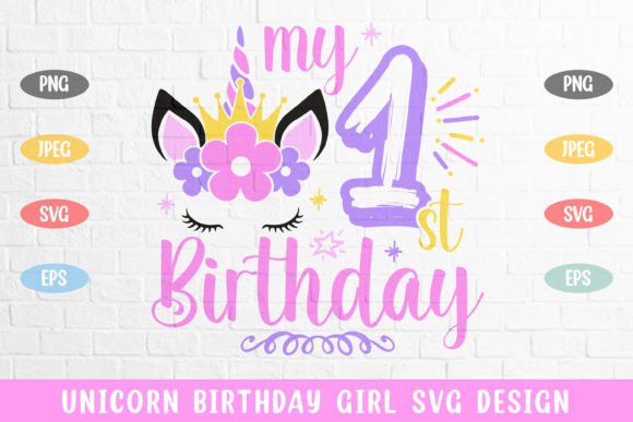 First Birthday Unicorn SVG: A Magical Graphics Craft