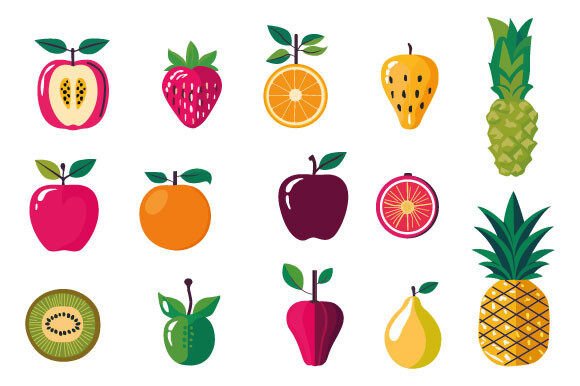 Fruit Svg: Perfect Graphics for Creative Crafts