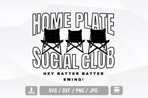 Home Plate Social Club Softball Svg: A Versatile Graphics Asset for Crafts