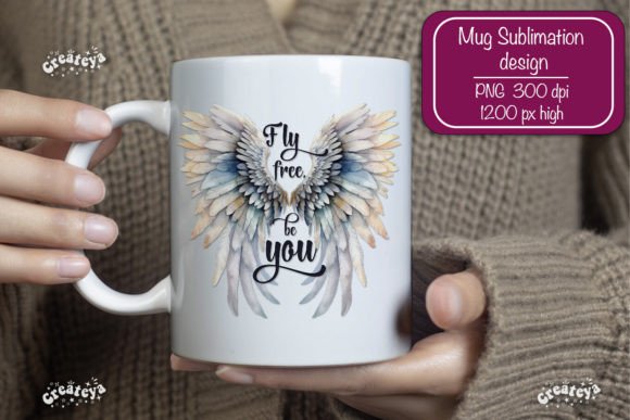 Inspirational Mug Wrap: A Perfect Graphics Asset for Crafts