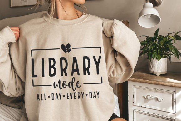 Library SVG, Librarian SVG: Perfect for Crafts and Graphics