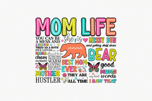 Retro Mom Embroidery Design: A Versatile Choice