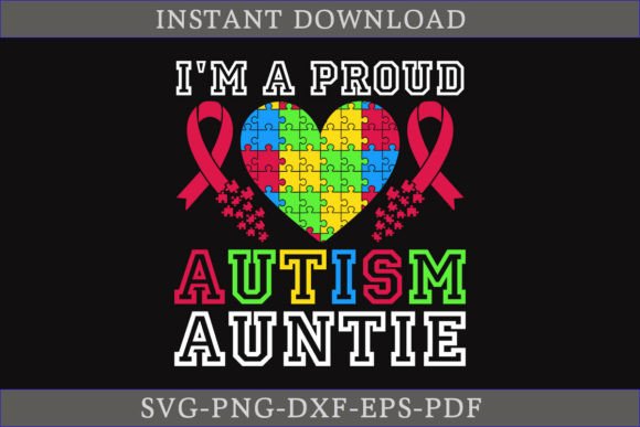 Review: I m a Proud Autism Auntie Gift Shirt SVG for Crafts