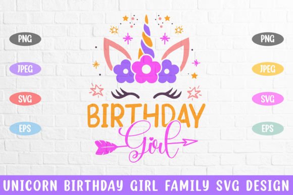 Unicorn Birthday Girl Sparkle SVG: A Crafty Graphics Gem